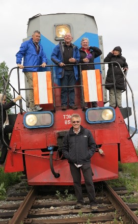 Lake Baikal - riding the locomotive 271