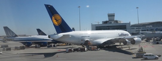 SFO - Lufthansa A380 542