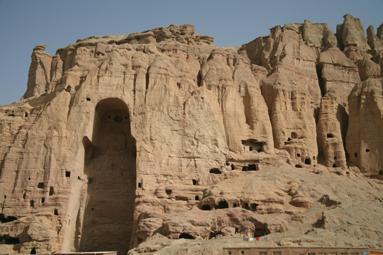 Afghanistan, Bamiyan, big Buddha niche - 540
