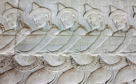 IMG_3090 - Churning the Ocean of Milk, bas relief - Angkor Wat - 540