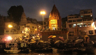 Prayag Ghat at night