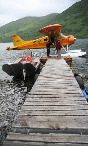 Beaver floatplane at Camp Island
