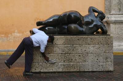 Botero sculpture Cartagena