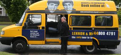 Lennon McCartney tour bus