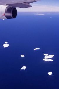 Qantas 747 Antarctic