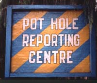 Pot hole reporting - Thimphu, Bhutan
