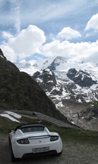 Tesla in the Alps