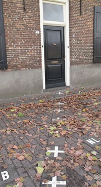 Baarle border door