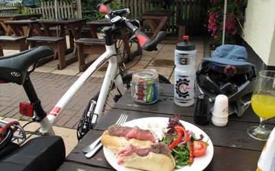 My bike, my lunch