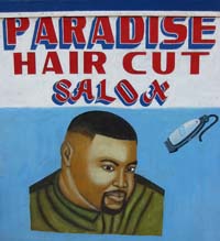 barber shop sign