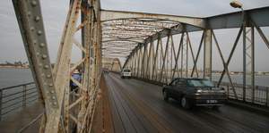 Bridge in St Louis, Senegal