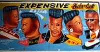 West African haircut ad