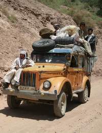 Full load on the Bamiyan road