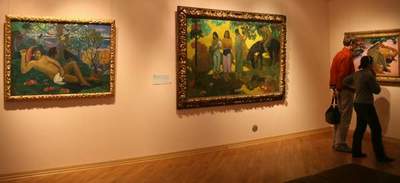 Gauguins in the Pushkin