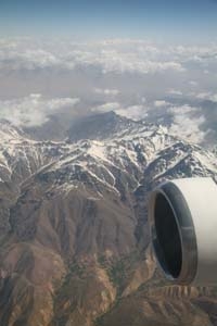 Afghanistan from a 737