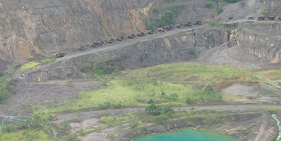 Panguna trucks